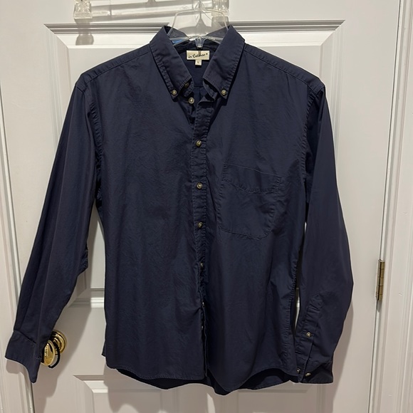 Extenso button down men’s shirt size large in navy blue - Picture 1 of 7